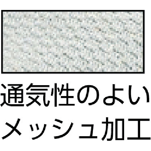 PU厚手手袋エンボス加工 グレー S【TPUG-G-S】