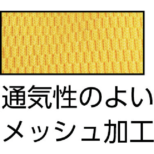 PU厚手手袋エンボス加工 イエロー S【TPUG-Y-S】