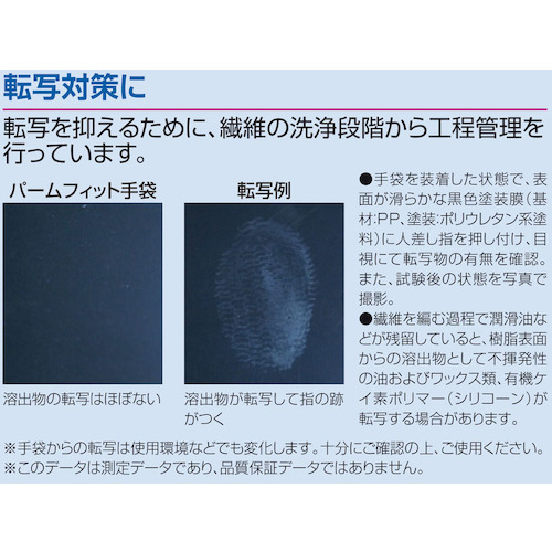 まとめ買い 簡易包装パームフィット手袋10双入 XSサイズ【B0500EU-XS10P】