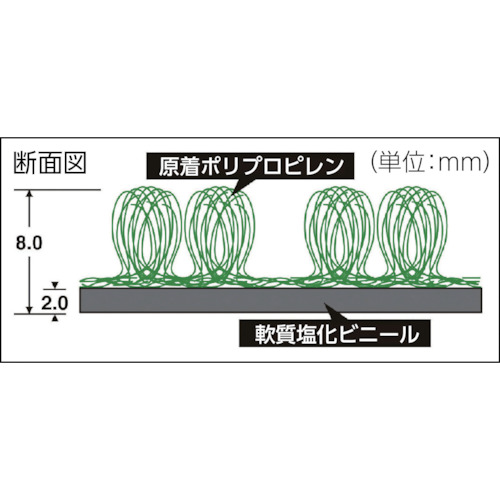 テラシックマット450×750mm【MR-039-020-1】