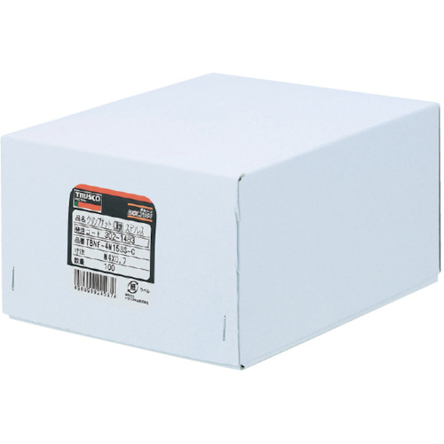 クリンプナット薄頭ステンレス 板厚3.5 M4X0.7 100個入【TBNF-4M35SS-C】