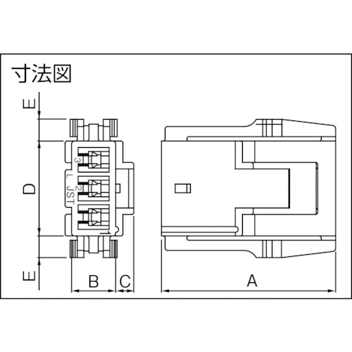 HLコネクタ用ハウジング リセプタクル 100個入り【HLR-04V】