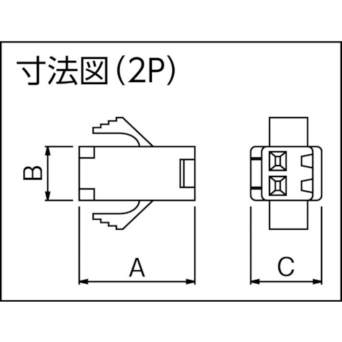 SMコネクタ用ハウジング プラグ 100個入り【SMP-02V-NC】