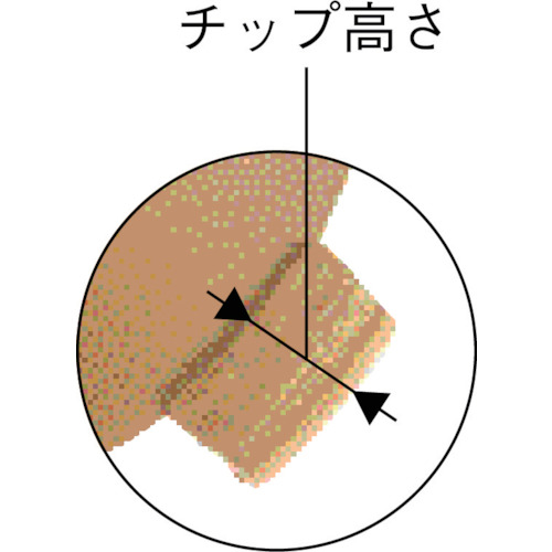 ダイヤモンド溝入れカッター U字型 90X10X20【89723】