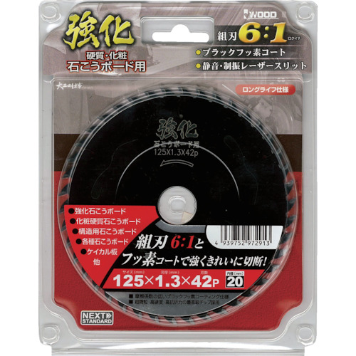 チップソー 強化石こうボード用 Φ125【97291】