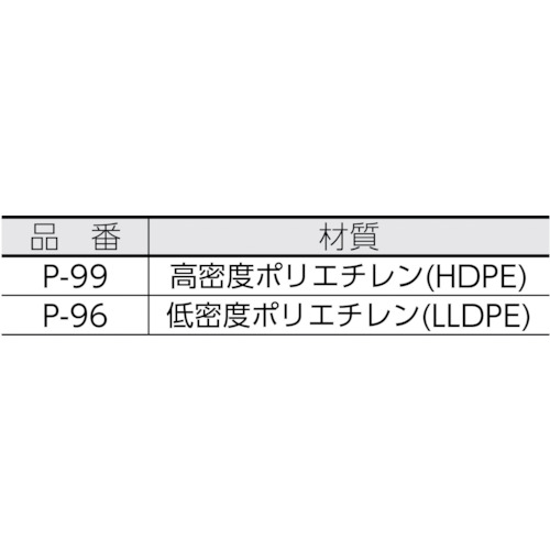 カサ袋薄口タイプ半透明 100枚【P-99】