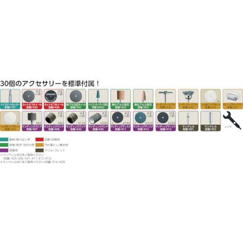 ハイスピードロータリーツール3000フレックスシャフト付【3000-2/30-50】