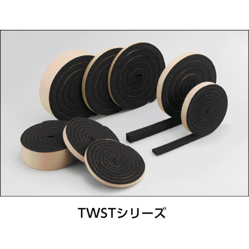 気密防水パッキンテープ 10mm×15mm×2m【TWST-1015】