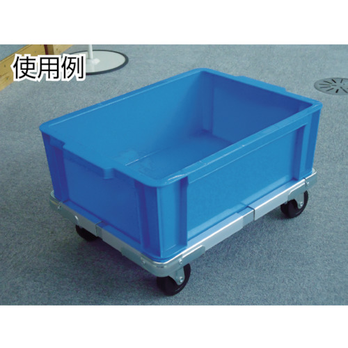 ドーリーDLF型 縦300〜400X横500〜600X75φ【DLF-7535】