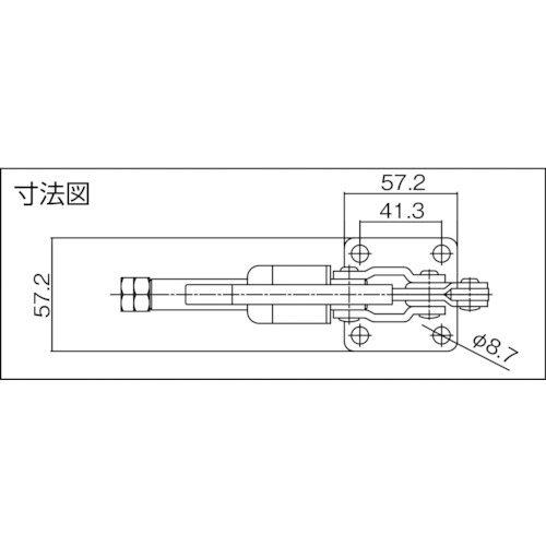 横押し型トグルクランプ【TPL250F】