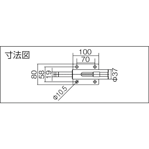横押し型トグルクランプ【TPMB51F】
