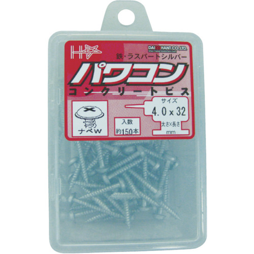 パワコン 鉄ラスパート ナベW 4x32 (1Pk(箱)=150本入)【00048316】