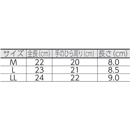 マジック式防寒豚本革手袋 当て付タイプ Lサイズ【TWLG-L】