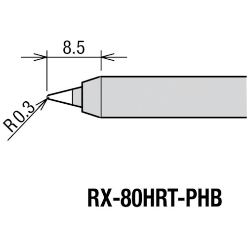 替こて先 BM型 RX-802ASPH用 N2ガス仕様【RX-80HRT-PHBM】