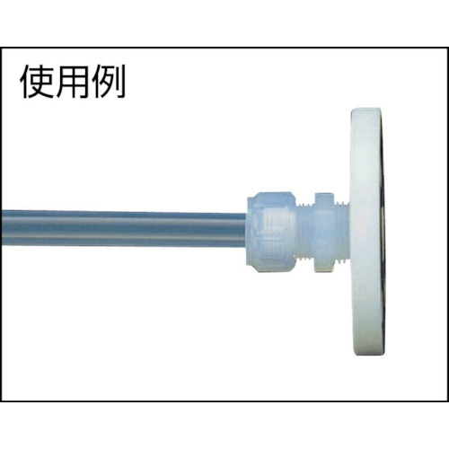 フッ素樹脂(PTFE)フランジ 15A×5K×RC3/8【NR1405-008】