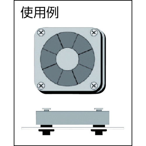 ウェルナット C-550 M5ゴムナット (1000個入)【WELLNUT C-550】