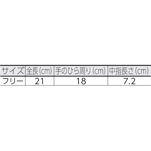 女性用 すべり止め手袋 10G【TGAGW-10G】