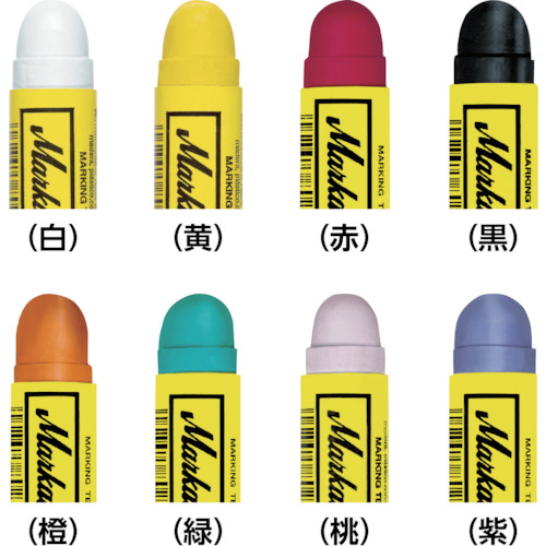 Markal 工業用マーカー ペイントスティック B 黄【80221】