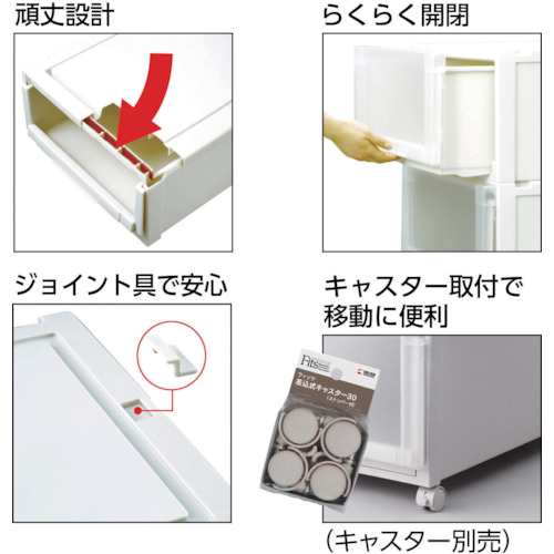 フィッツユニットケース 4530 カプチーノ 450×550×300【UNIT-4530】