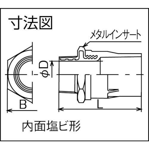 透明TS メタルバルブソケット TS-MVS13【C-TSMVS13】