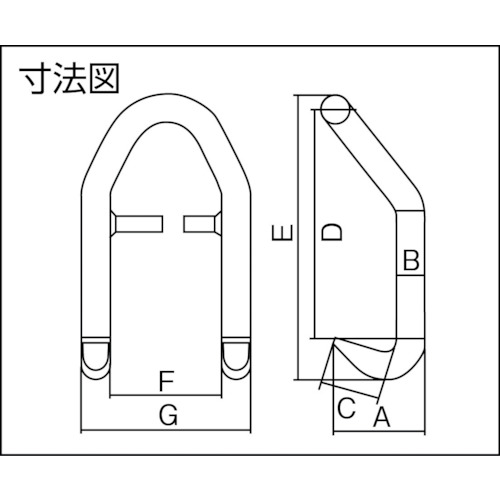 DD-B型 0.5TON フック【E2680】