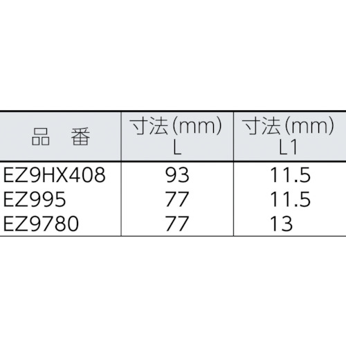 チャック6.5ミリ【EZ995】