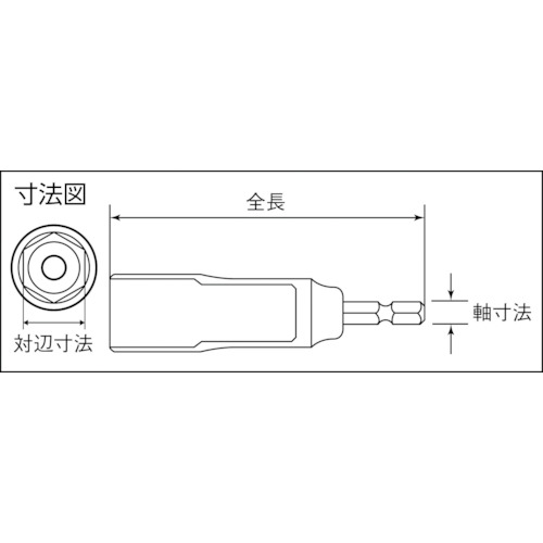 電動ドリル用ソケット 21mm【EDS-21】