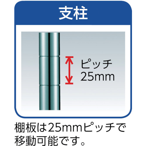 SUSメッシュ棚用棚板 550X350【TSM19-23S】