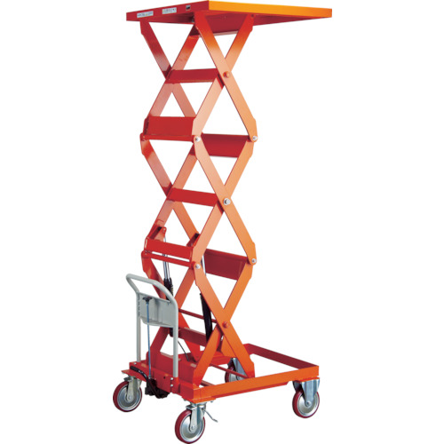 【エコツール 知立店】〇TRUSCO/トラスコ中山 500kg昇降機能付き手押し台車/ハンドリフター HLF-500W   ITNTGCE66UQO【愛知県/知立市/工具】 エコツール 知立店】〇TRUSCO/トラスコ中山 500kg昇降機能付き手押し