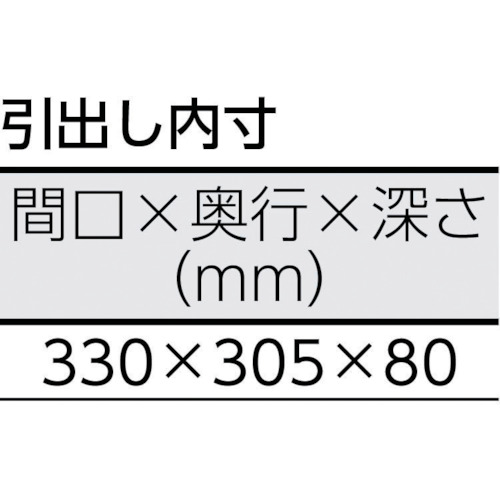 ポータブル引き出し2個付作業台 900×460×750【EKTO-900】