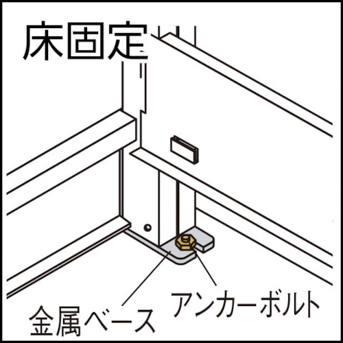 複柱書架 複式 A4横 W900XD320XH1944 5段【BS-DD63Y-5】