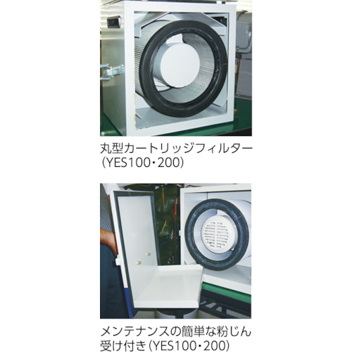 集塵装置付作業台(アクリルフード仕様)【YES200PDPA】