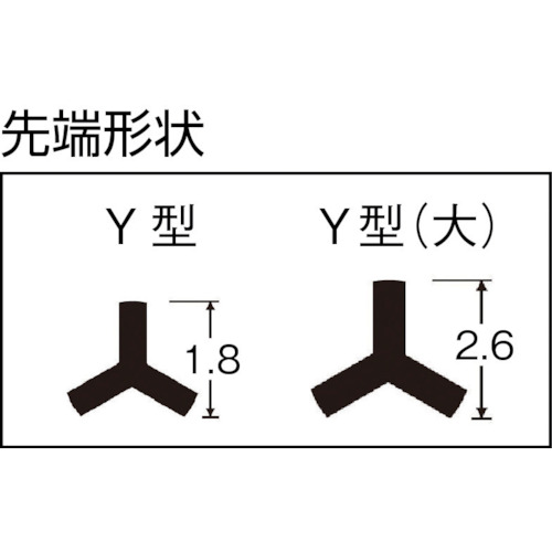 特殊精密差替ドライバーY型【3607】