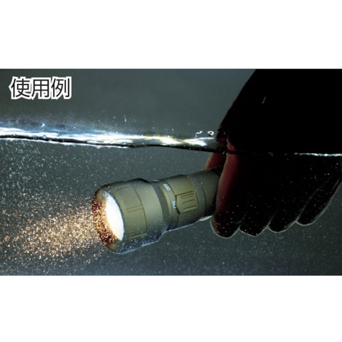充電式防水LEDライト NUDA 320ルーメン OD色【TLWN-320-OD】
