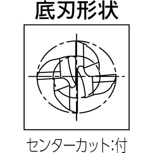 マルチリードRF100U 汎用4枚刃レギュラー刃径8mm【3736 008.000】