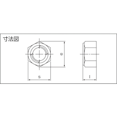 ゆるみ止めKナット ステンレス (250個入)【SUS KN-10】