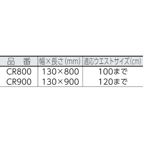 安全帯胴当てベルト CR800【CR800】