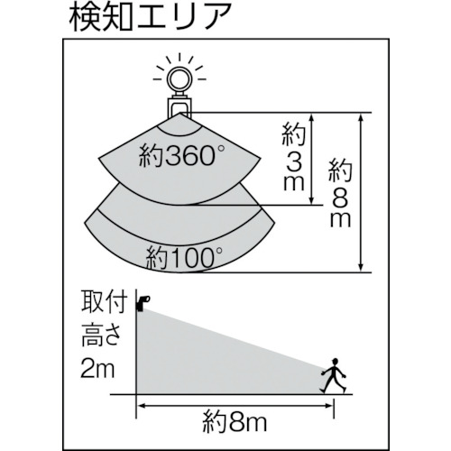 10W×2 LEDセンサーライト【LED-AC2020】