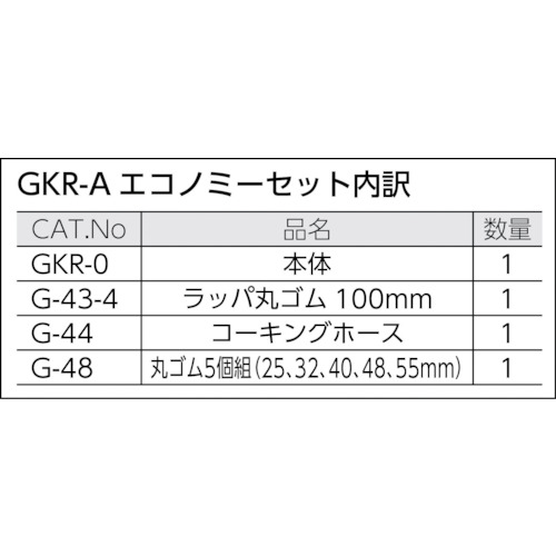 キネティック・ウォーターラム本体+付属品【GKR-A】