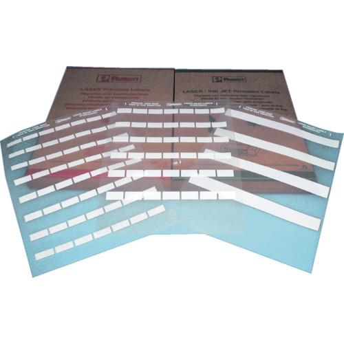 PANDUIT　ラベル　S100X150YAJ 2箱 レーザープリンタ用セルフラミネートラベル 白 S100X150YAJ Panduit製
