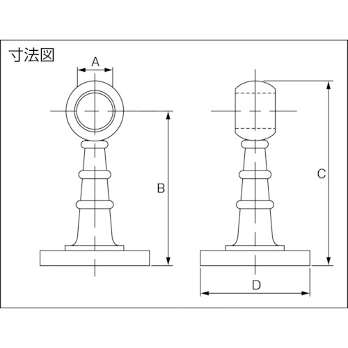 クロームブラケット Φ16 通【CR-B-16-TO】