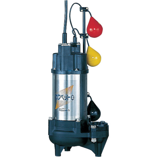 排水用樹脂製水中ポンプ(汚物用) WUO-505/655-1.5LNG 川本製作所製