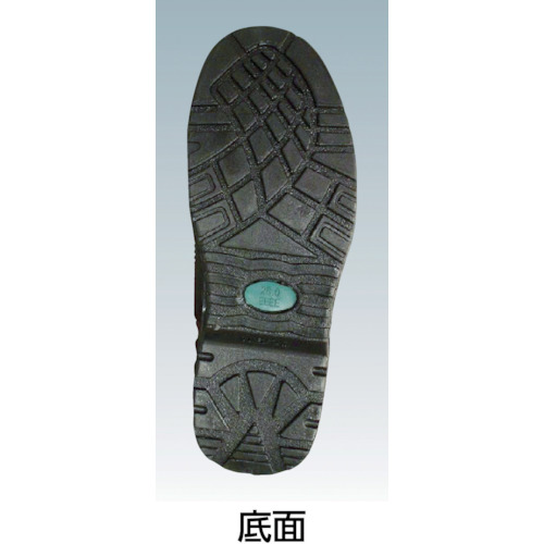 安全シューズ静電半長靴マジックタイプ 24.0cm【JW-773-240】