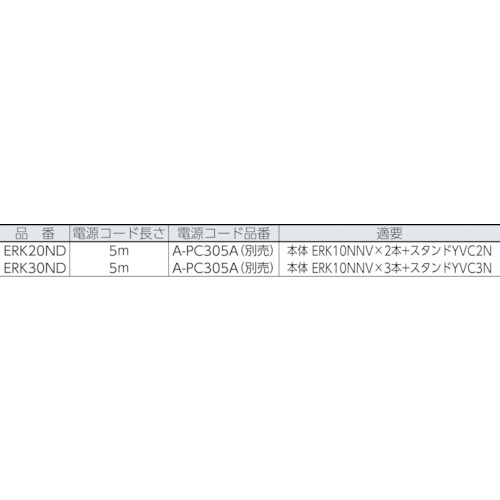 セラムヒート用電源コードA-PC305A【A-PC305A】