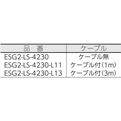 電動グリッパ ケーブルなし ESG2-LS-4230 TAIYO製｜電子部品・半導体