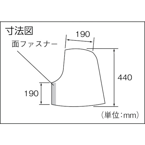 難燃加工綿保護具 頭巾【TBK-HZ】