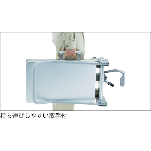 アルミハンドリフター80kg(足踏み油圧式)500×800【HLF-S80A】