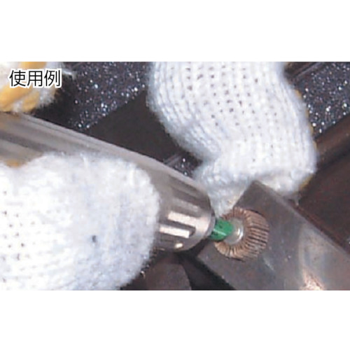 ペーパーミニフラップホイール 外径15X幅10X軸径3 #240【SK1510-240】