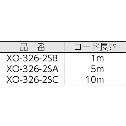 デジタル酸素濃度計 10mケーブル付【XO-326-2SC】