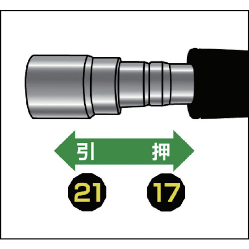 ダブルソケット電工ハンマー17×21【02413】